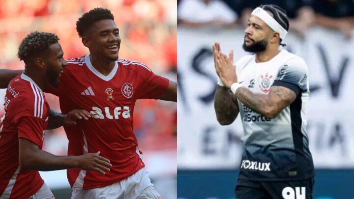 Corinthians e Internacional se enfrentam neste sábado (3) (Fotos: Divulgação, Internacional e Corinthians)