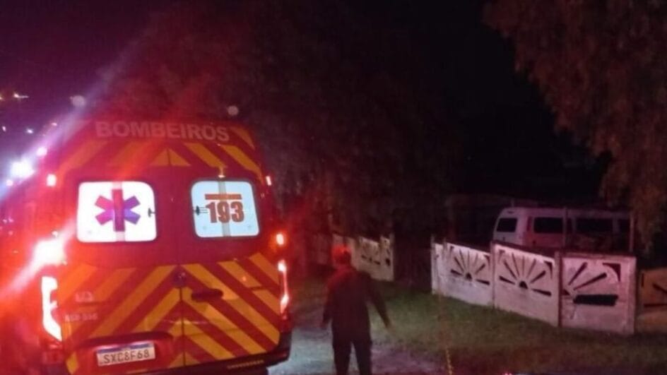 Homem morreu com golpe de espada em SC (Foto: CBMSC, Divulgação)