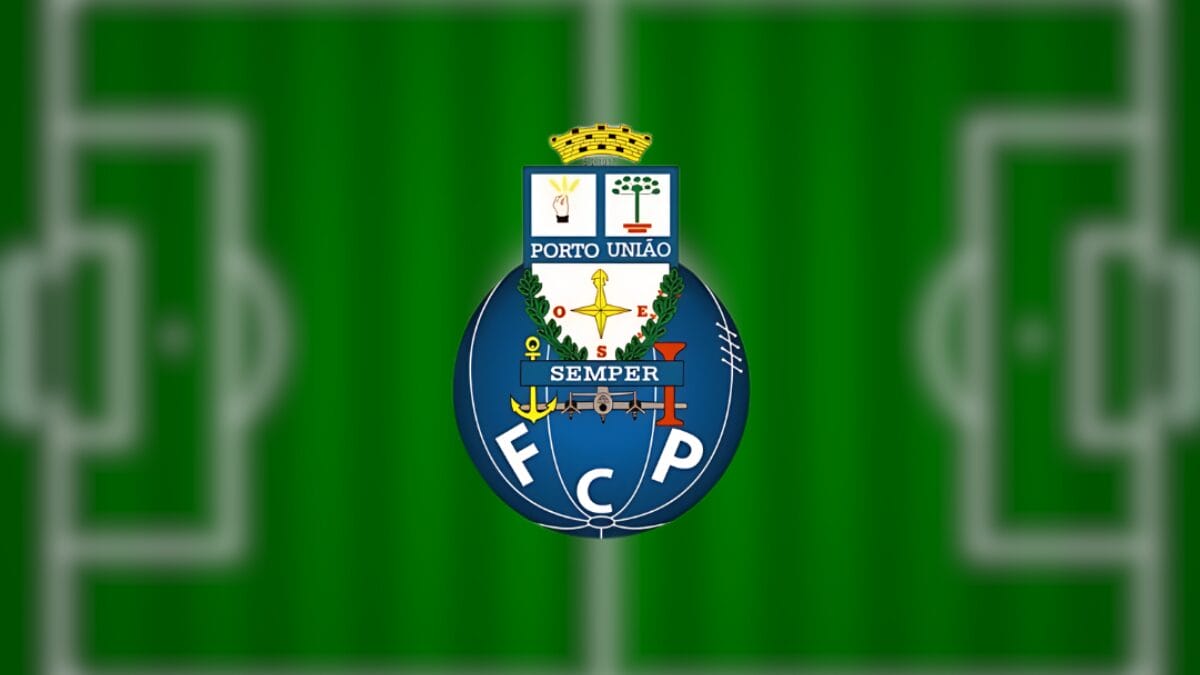 Escudo do Porto União, time que jogará a série B do Campeonato Catarinense 2025