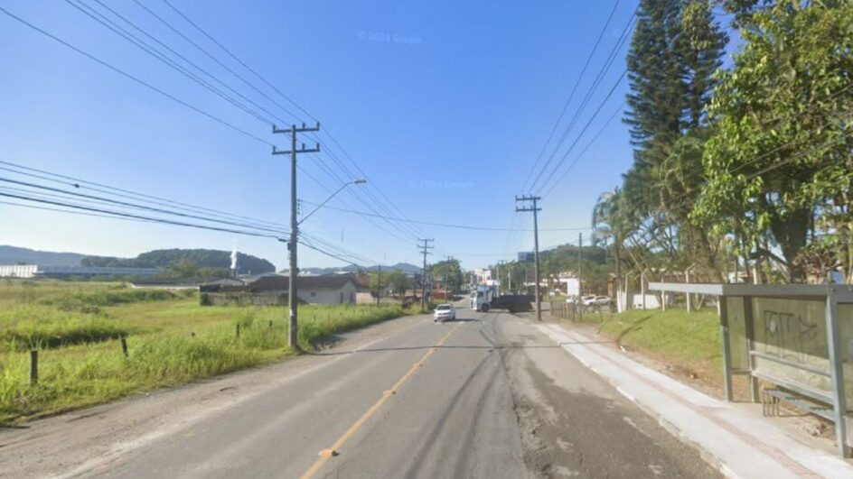 Rua Dona Francisca - 60 acidentes (Foto: Google Maps, Divulgação)