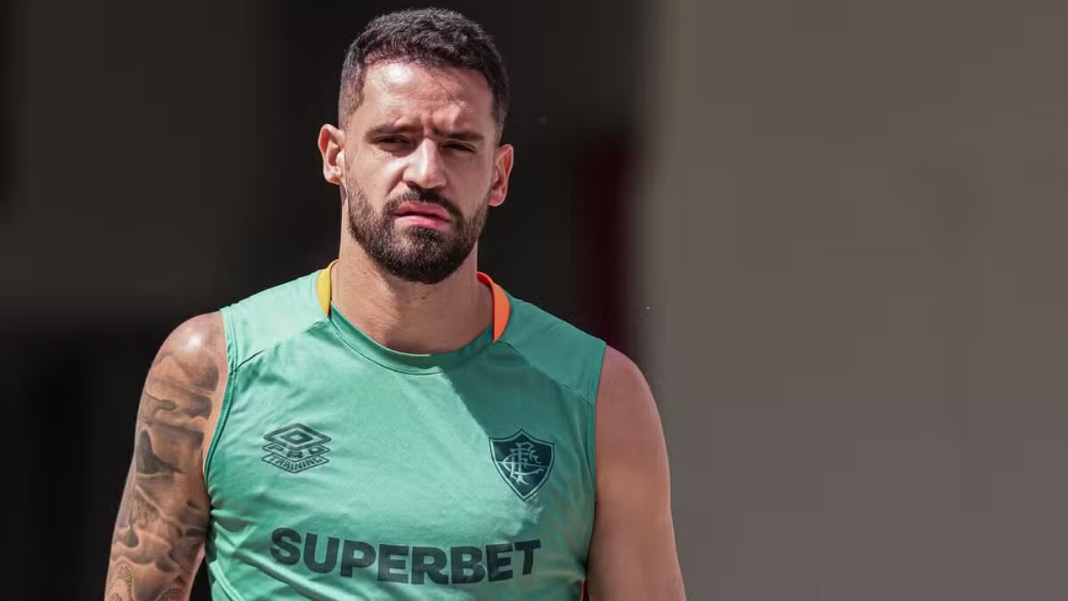 Renato Augusto em treino do Fluminense (Foto Marcelo Gonçalves, FFC)