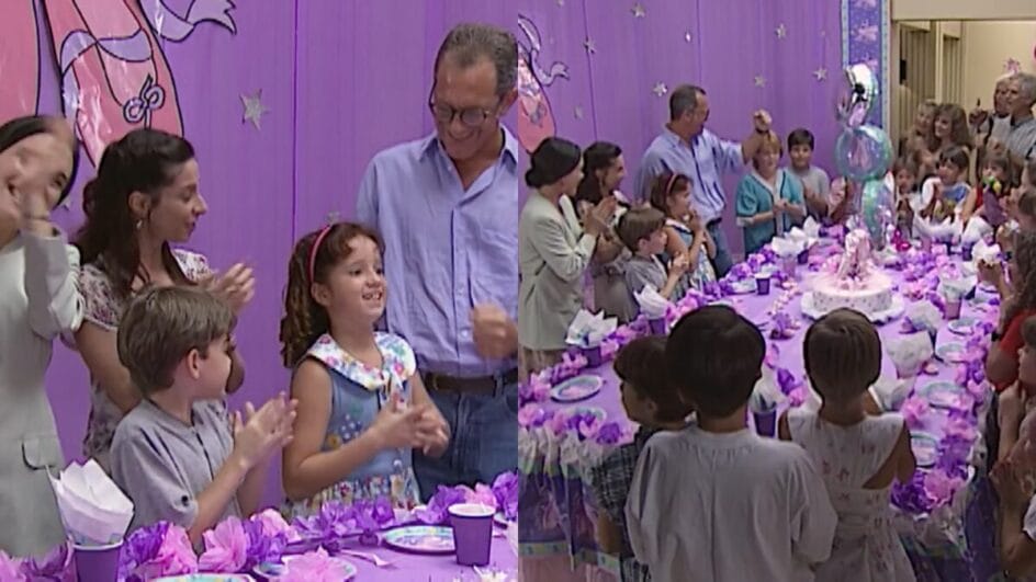 Ritinha ganha uma festa de aniversário em História de Amor