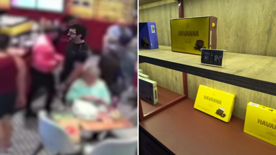 Preços teriam confundido padre Fábio de Melo em Joinville (Foto: NSC Total)