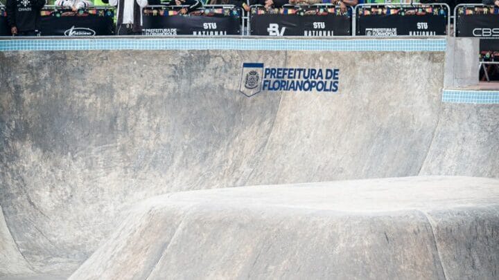 STU Florianópolis na pista do Skatepark do Abraão (Foto: Divulgação, STU)