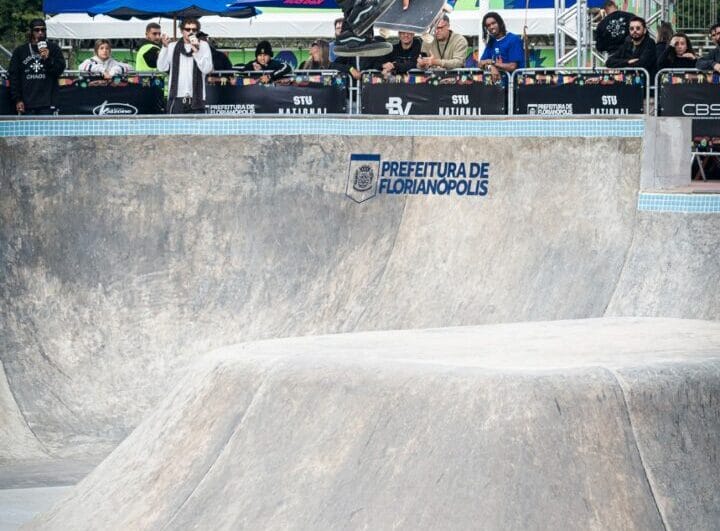 STU Florianópolis na pista do Skatepark do Abraão (Foto: Divulgação, STU)
