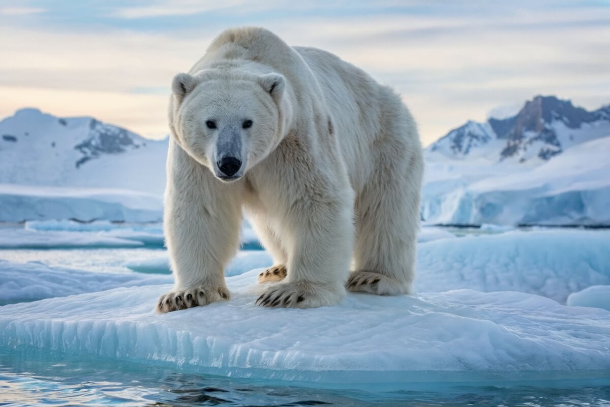 O urso-polar impressiona por seu porte físico e capacidade de sobreviver em condições extremas (Imagem: Stock8ted | Shutterstock)