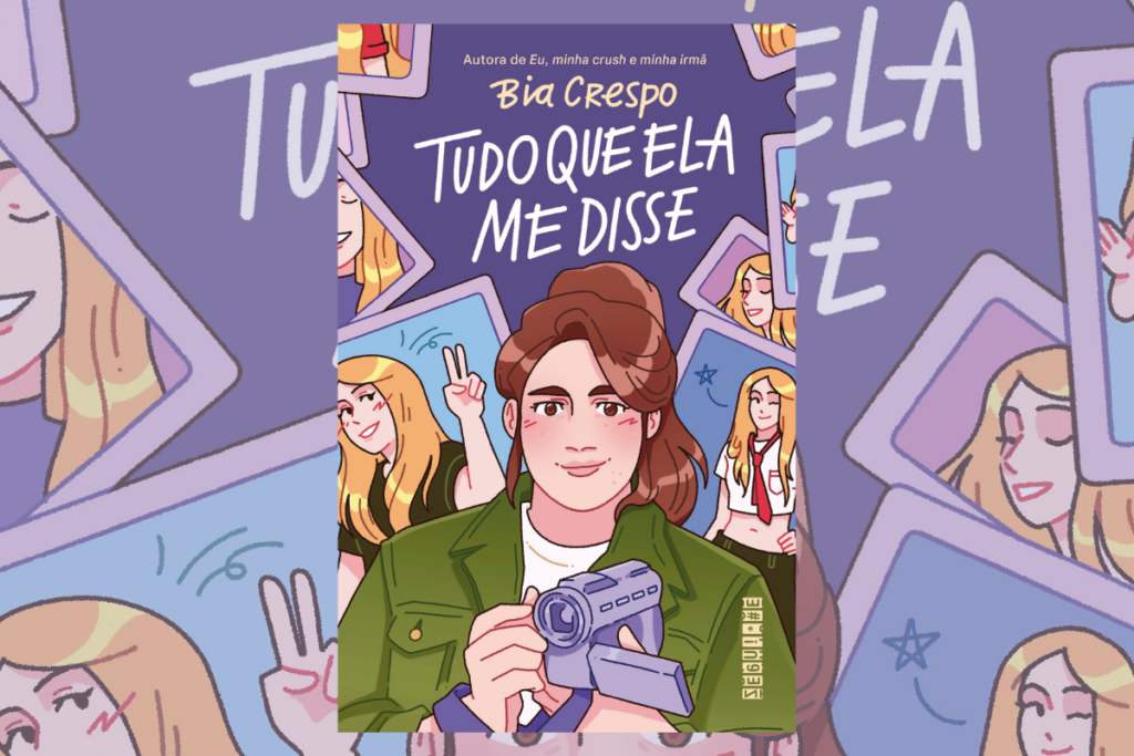 Em “Tudo que ela me disse”, Marília descobre que, para ser protagonista da própria história, precisa sair de trás das câmeras (Imagem: Reprodução digital | Editora Seguinte)