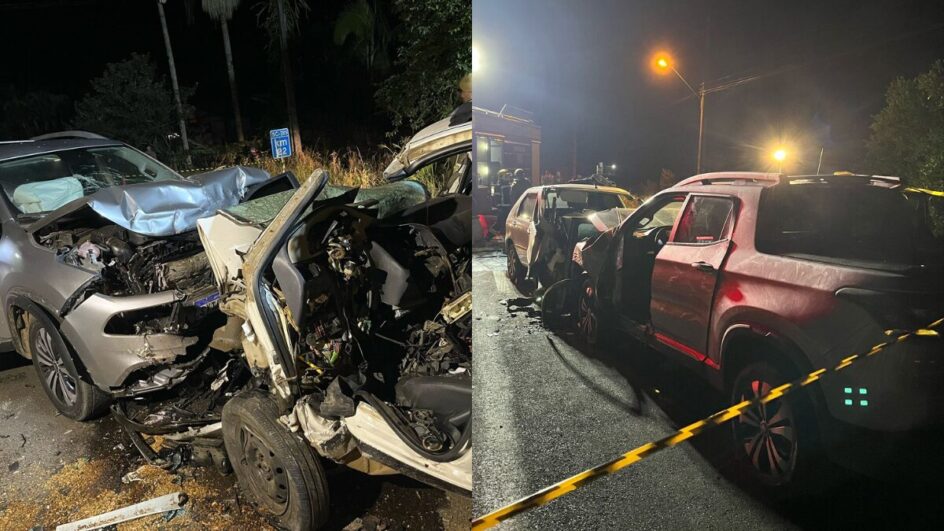 Outras três mulheres ficaram feridas (Foto: CBMSC, Divulgação)