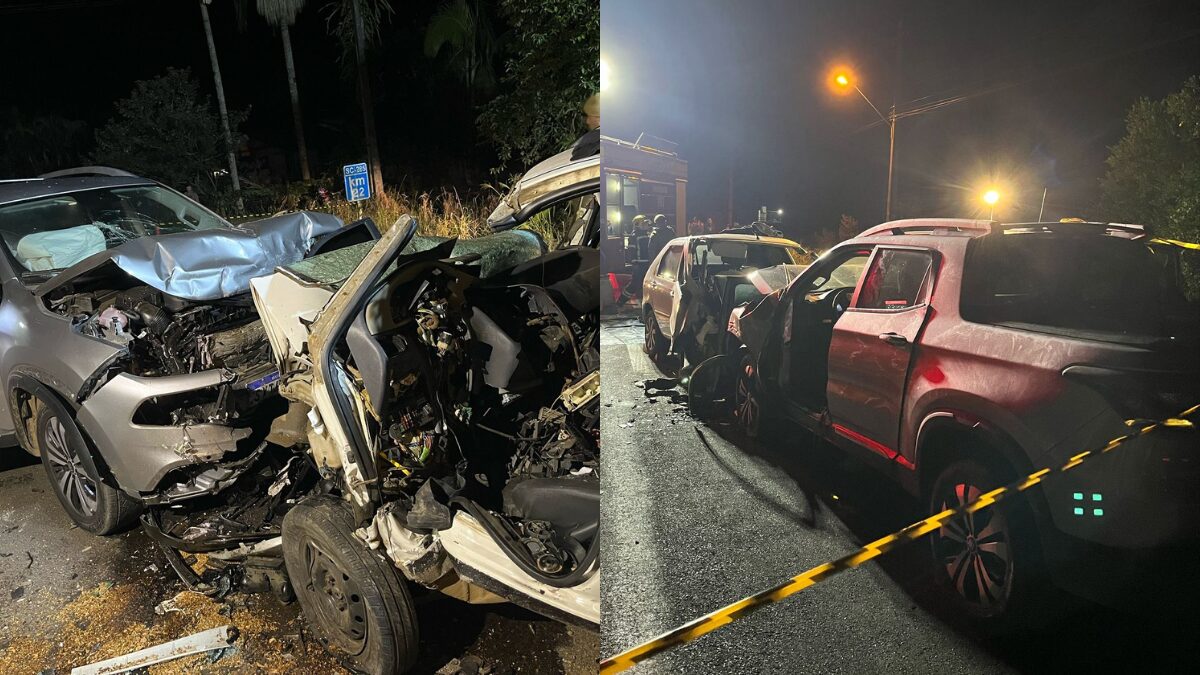 Outras três mulheres ficaram feridas (Foto: CBMSC, Divulgação)