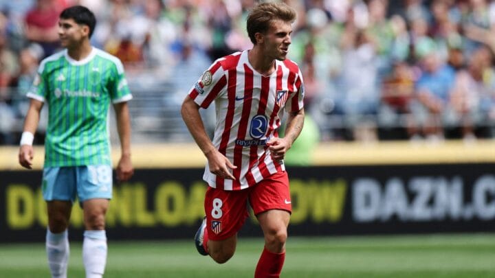 Barrios marcou duas vezes para o Atlético de Madrid (Foto: Reuters)
