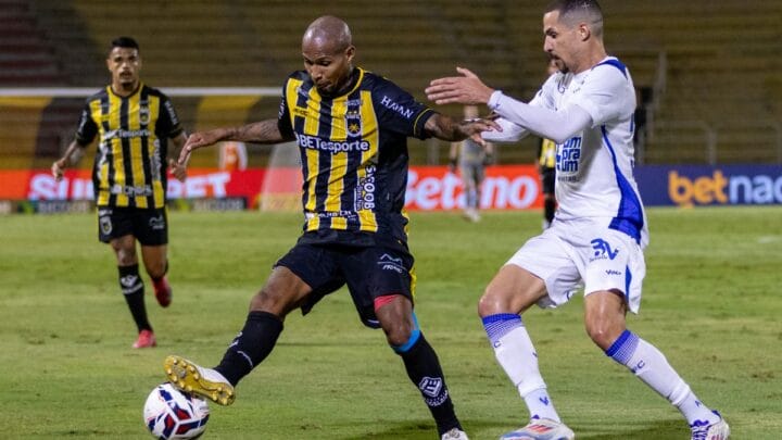 Avaí e Volta Redonda dividiram pontos pela Série B (Foto: Anderson Mendes, VRFC)
