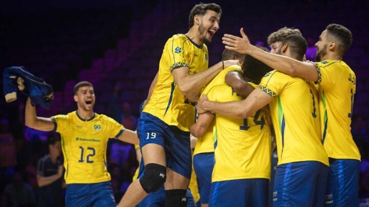 Brasil 3 x 0 China pela VNL 2025