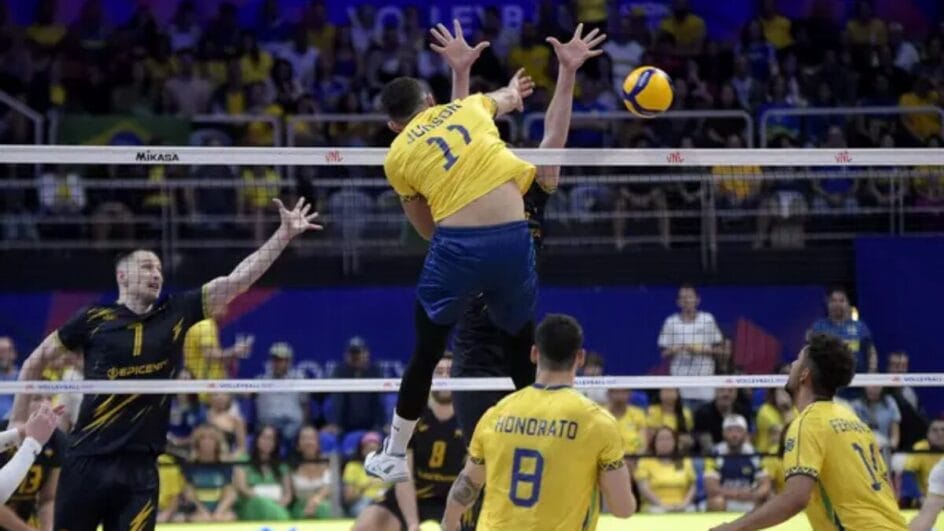 Brasil enfrenta a Eslovênia pela quinta rodada da primeira fase da VNL 2025