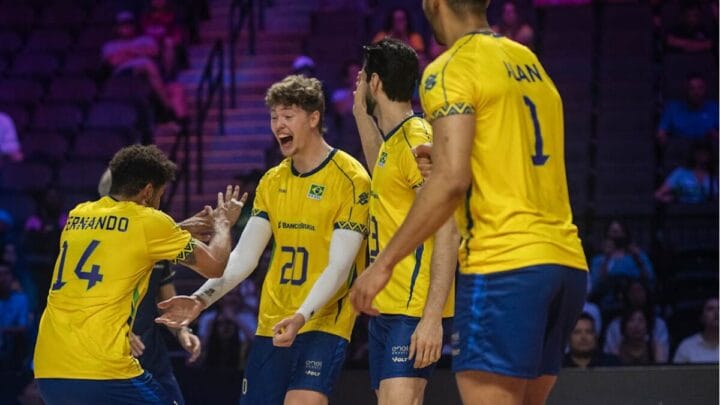 Brasil x China pela VNL 2025