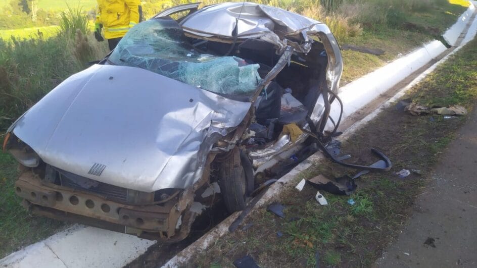 Morre segunda vítima de grave acidente que vitimou pai dela na BR-282, no Oeste de SC
