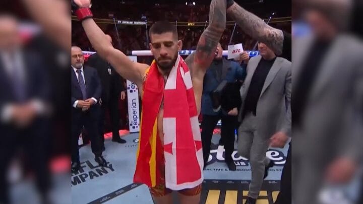 Topuria nocauteou o brasileiro no primeiro round (Foto: UFC, Redes sociais, reprodução)