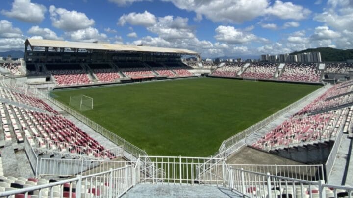 Arena Joinville, casa do JEC, que possui 80% de aproveitamento (Foto: JEC, Divulgação)