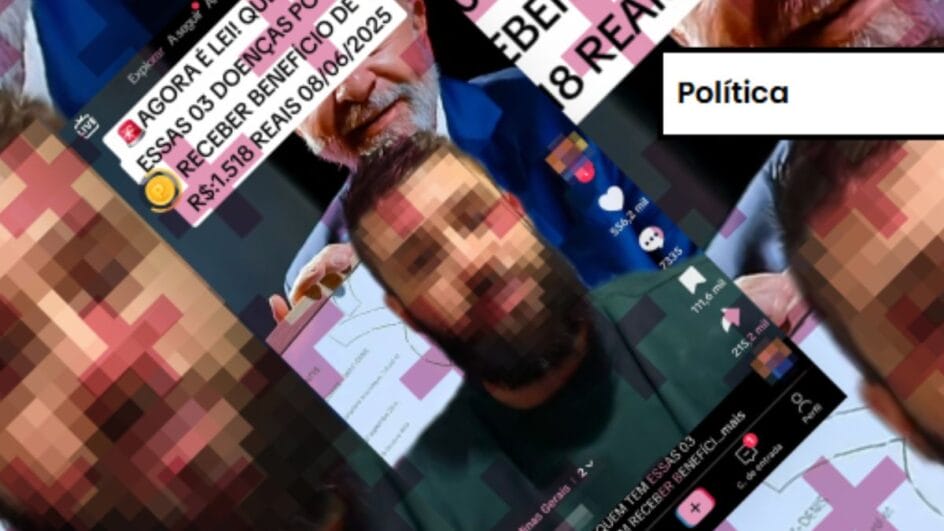 Publicação engana ao sugerir que doenças poderiam dar direito a benefício social (Foto: Comprova, Reprodução)