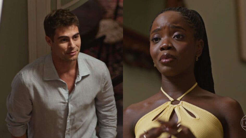 Davi leu para Leo o poema que Samuel escreveu em Dona de Mim