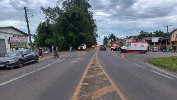 Criança atropelada Siderópolis