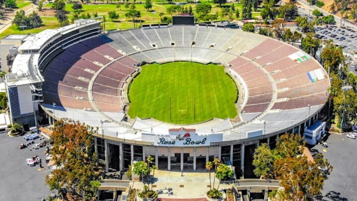 Estádio Rose Bowl, palco do jogo entre PSG e Atlético de Madrid pela Copa do Mundo de Clubes