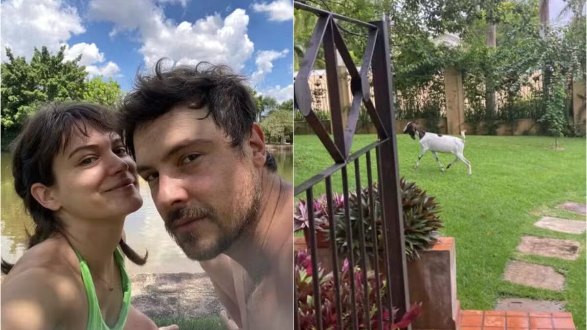 Fotos da casa sítio onde moram Sérgio Guizé e Bianca Bin de Êta Mundo Melhor