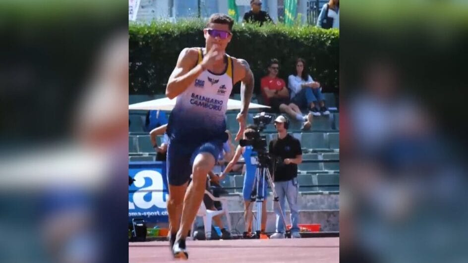 Guilherme Orenhas faz a marca de 46s37 nos 400m rasos no Meeting Lisboa