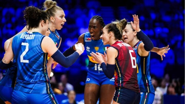 Itália vence a Bulgária por 3 sets a 1 no jogo de estreia da segunda semana da VNL feminina