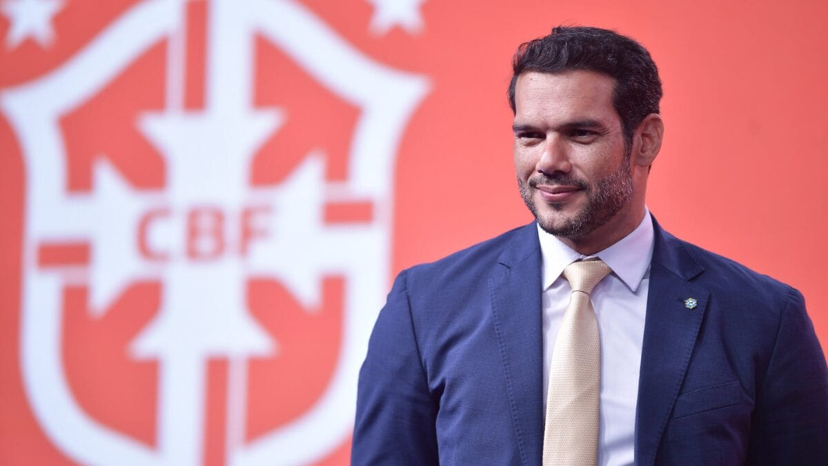 Samir de Araújo Xaud, Presidente da CBF no evento do sorteio das oitavas da Copa do Brasil - (Foto: Staff Images, CBF)