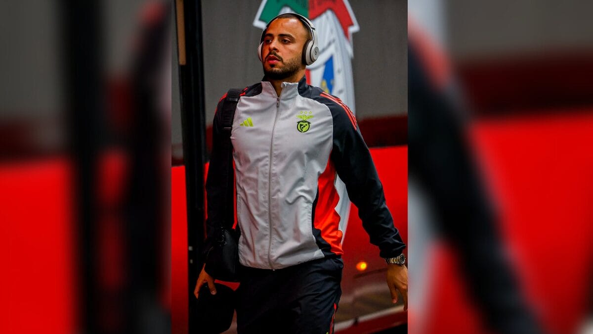 Arthur Cabral, atacante do Benfica que está na mira do Botafogo (Foto: Redes Sociais, Benfica)