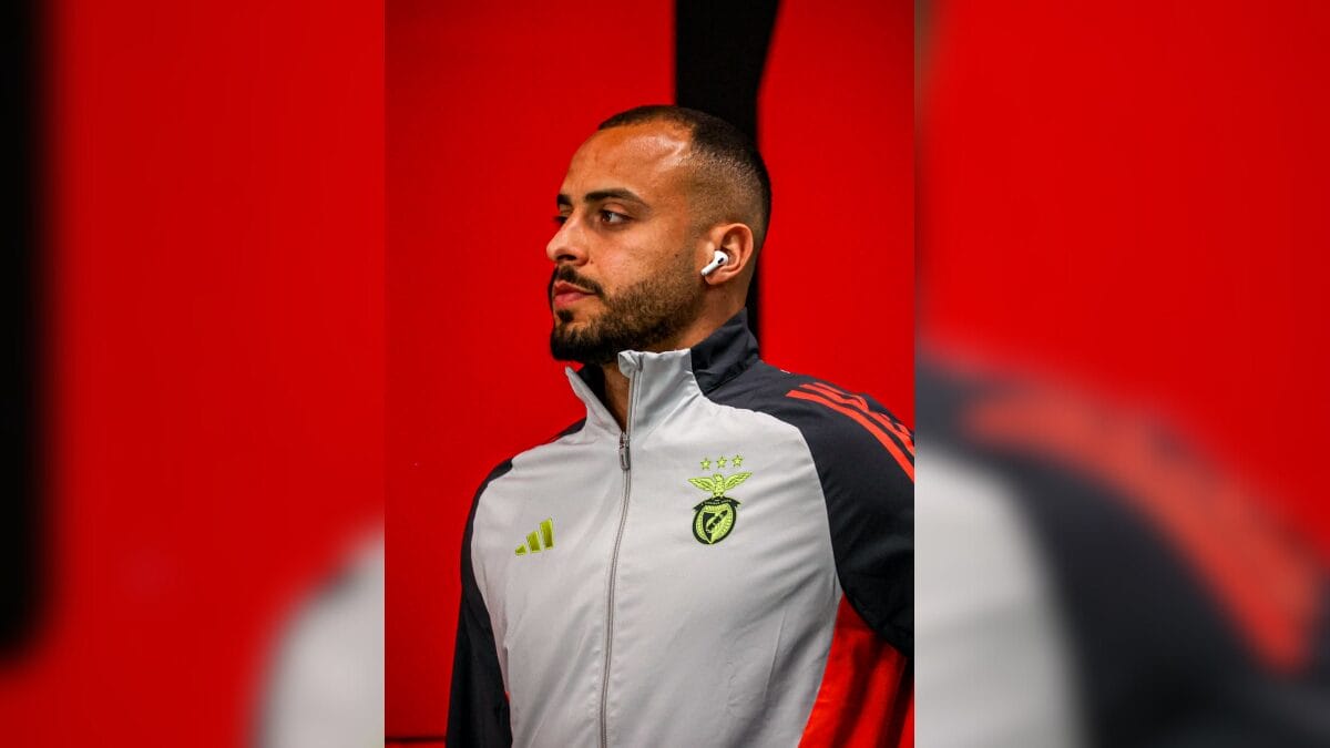 Arthur Cabral, atacante do Benfica que está na mira do Botafogo (Foto: Redes Sociais, Benfica)