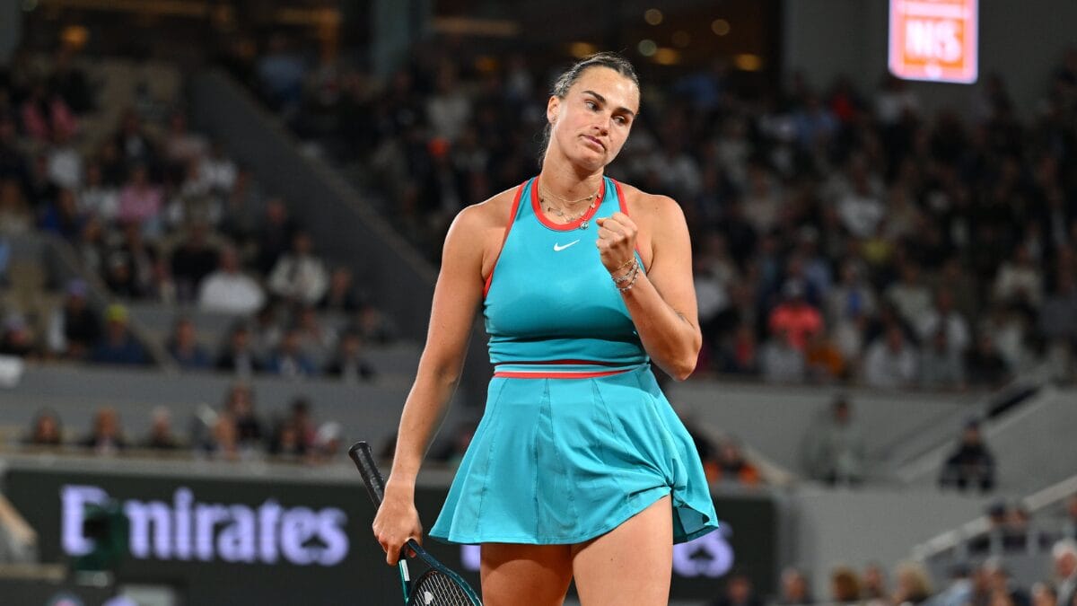 Sabalenka na semifinal de Roland Garros contra Swiatek - (Foto: Divulgação, Roland Garros)