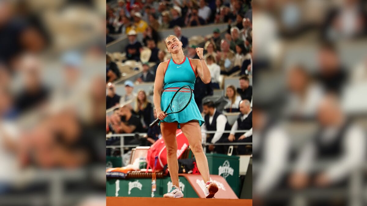 Sabalenka na semifinal de Roland Garros contra Swiatek - (Foto: Divulgação, Roland Garros)