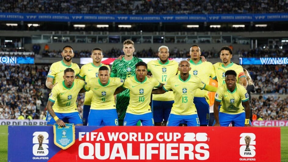 Seleção Brasileira na derrota por 4 a 1 para a Argentina - (Foto: Rafael Ribeiro, CBF)