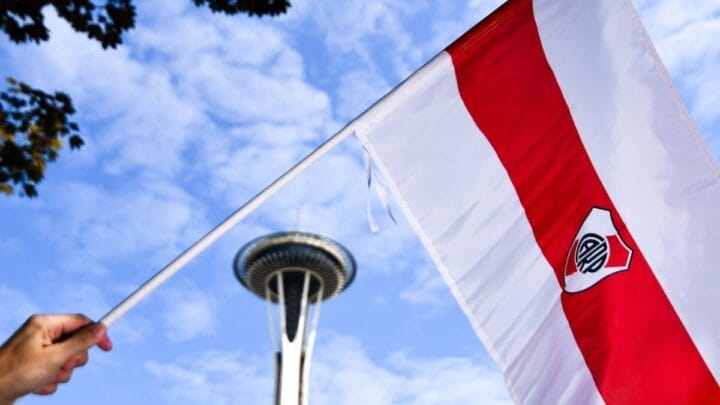 River Plate joga a Copa do Mundo de Clubes em Seattle (Foto: Redes Sociais, River Plate)