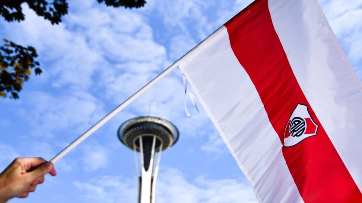River Plate joga a Copa do Mundo de Clubes em Seattle (Foto: Redes Sociais, River Plate)