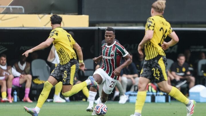 Fluminense 0 x 0 Borussia Dortmund (Foto: Lucas Merçon, Fluminense F.C.)