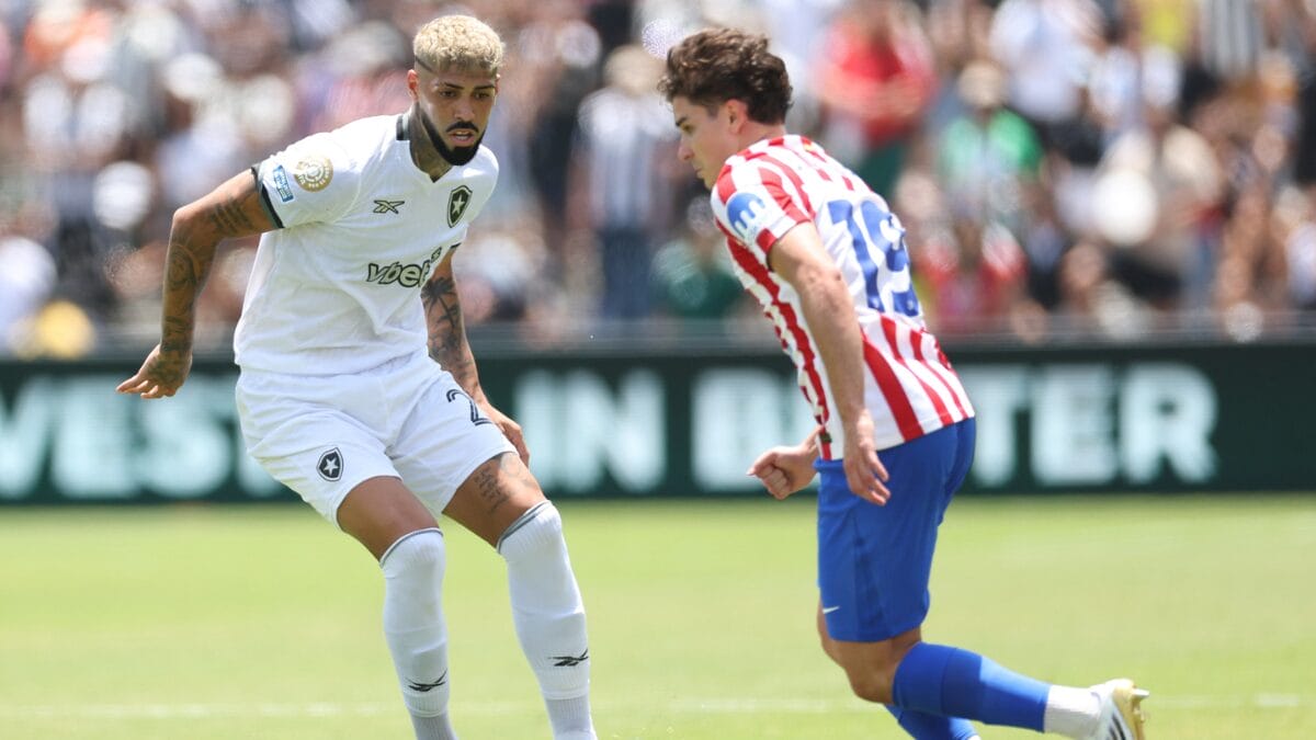 Atlético de Madrid 1 x 0 Botafogo pela Copa do Mundo de Clubes (Foto: Vitor Silva, Botafogo)