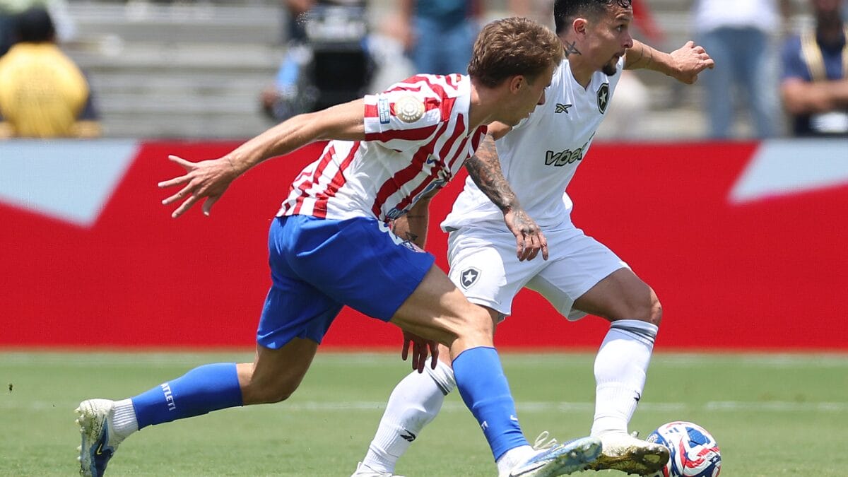 Atlético de Madrid 1 x 0 Botafogo pela Copa do Mundo de Clubes (Foto: Vitor Silva, Botafogo)