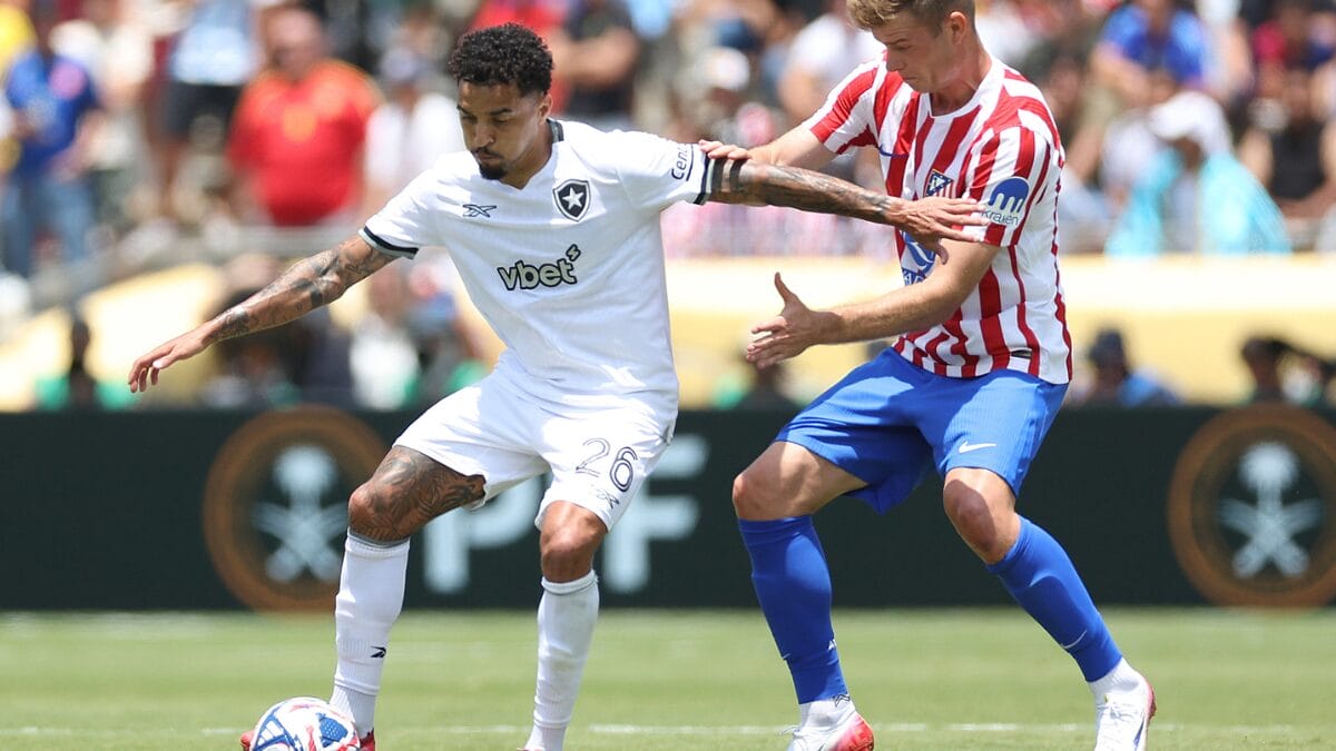 Atlético de Madrid 1 x 0 Botafogo pela Copa do Mundo de Clubes (Foto: Vitor Silva, Botafogo)