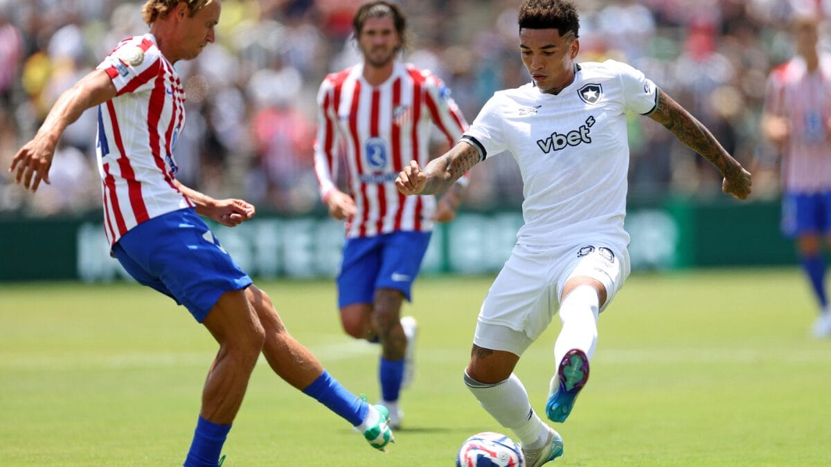 Atlético de Madrid 1 x 0 Botafogo pela Copa do Mundo de Clubes (Foto: Vitor Silva, Botafogo)