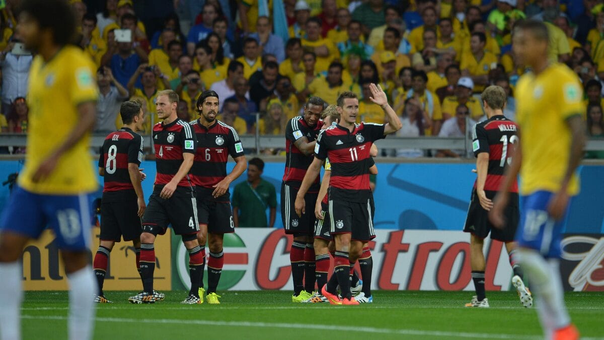 Camisa da seleção alemã no 7 a 1 contra o Brasil em 2014 (Foto: Agência Brasil, Wikimedia Commons)