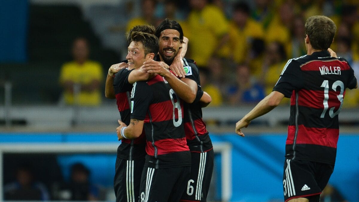 Camisa da seleção alemã no 7 a 1 contra o Brasil em 2014 (Foto: Agência Brasil, Wikimedia Commons)