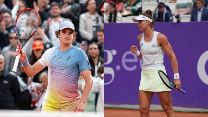 Fonseca e Bia sobem em ranking mundial de tênis (Fotos: Johan Sonnet, FFT, WTA)