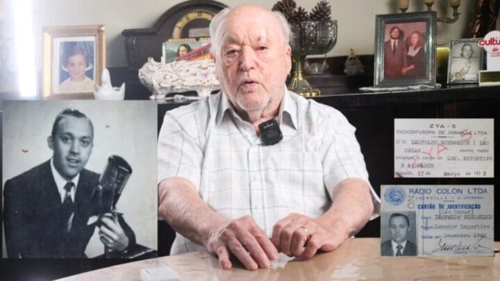 Narrador esportivo de Joinville morreu aos 98 anos (Foto: ACESC, Reprodução)