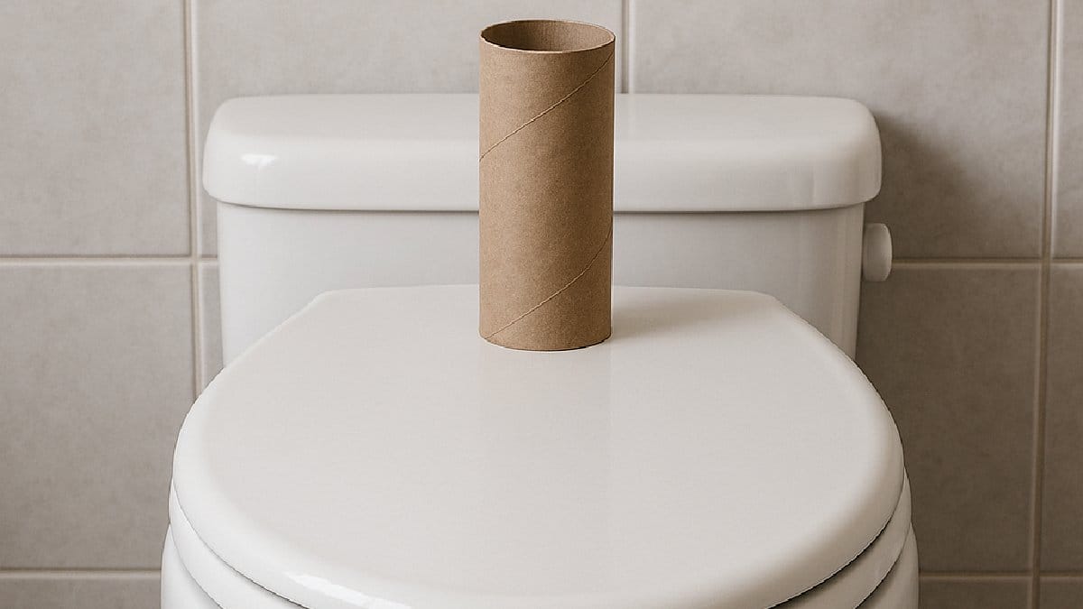 Rolo de papel um aliado para evitar constrangimento - Imagem gerada por IA