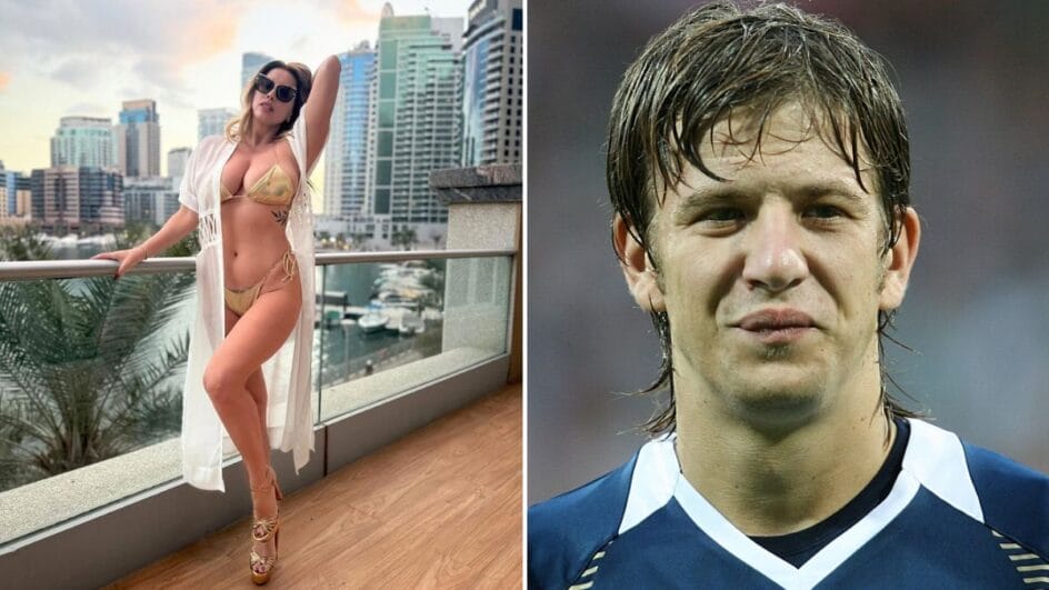 Ex-jogador foi vendido após caso com modelo da Playboy (Foto: Reprodução, redes sociais e Karlsruher SC)