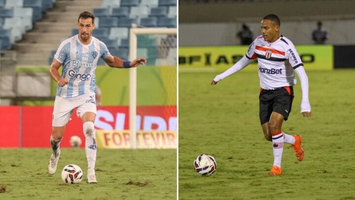 Paysandu e Botafogo-SP se enfrentam pela Série B 2025 (Foto: Jorge Luís Totti/Paysandu e Luiz Fernando Cosenzo/Agência Botafogo)