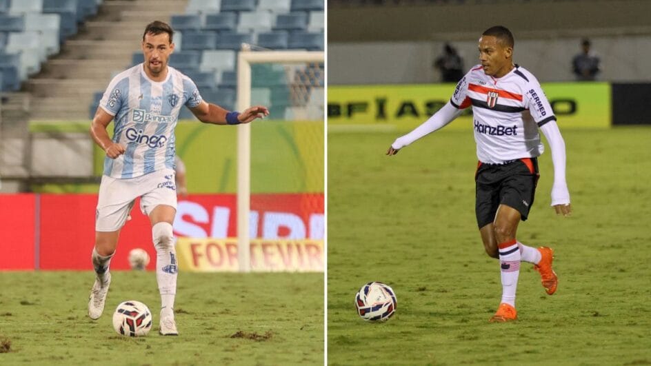 Paysandu e Botafogo-SP se enfrentam pela Série B 2025 (Foto: Jorge Luís Totti/Paysandu e Luiz Fernando Cosenzo/Agência Botafogo)
