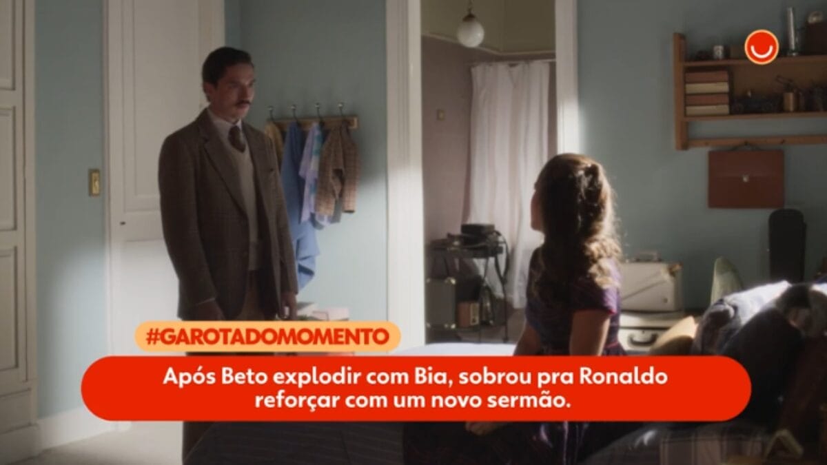 Ronaldo agradece o apoio de Lígia e Raimundo em Garota do Momento